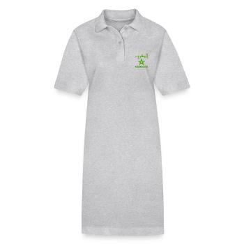Marokko - Stanley/Stella Frauen Bio-Polokleid PAIGER - Grau meliert - Vorne