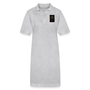 Leckerli-Angriffsmodus: Aktiviert! - Stanley/Stella Frauen Bio-Polokleid PAIGER - Grau meliert - Vorne