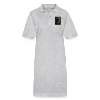 L’homme des douleurs – Couronné d’épines - Robe polo bio PAIGER Stanley/Stella Femme - gris chiné - Devant