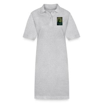 Imperial Orc General - Stanley/Stella PAIGER Organic Women’s Polo Dress - heather grey - Front