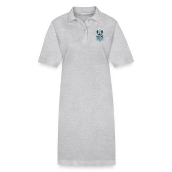 CASANOVA ZUM RAUM - Stanley/Stella Frauen Bio-Polokleid PAIGER - Grau meliert - Vorne
