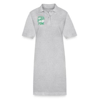 Archers Are Always On Point - Stanley/Stella PAIGER Organic Women’s Polo Dress - heather grey - Front