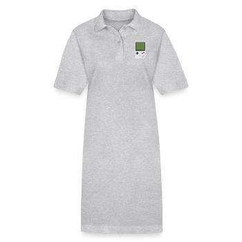 console de jeux - Robe polo bio PAIGER Stanley/Stella Femme - gris chiné - Devant
