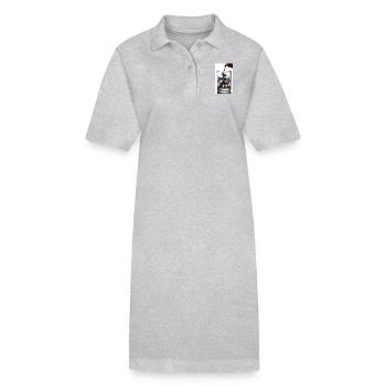 ColaEis - Robe polo bio PAIGER Stanley/Stella Femme - gris chiné - Devant