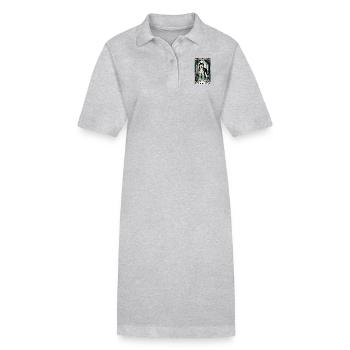 Der Husky - Stanley/Stella Frauen Bio-Polokleid PAIGER - Grau meliert - Vorne