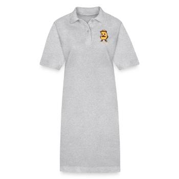 Chipster - Stanley/Stella Frauen Bio-Polokleid PAIGER - Grau meliert - Vorne