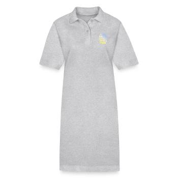 Gran Canaria 2025 - Stanley/Stella Frauen Bio-Polokleid PAIGER - Grau meliert - Vorne