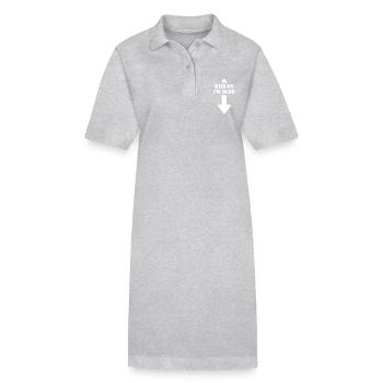 kiss me i'm irish - Stanley/Stella Frauen Bio-Polokleid PAIGER - Grau meliert - Vorne