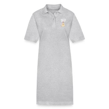 Hühnchenspiel Schau Das Huhnchen Nicht An - Stanley/Stella Frauen Bio-Polokleid PAIGER - Grau meliert - Vorne