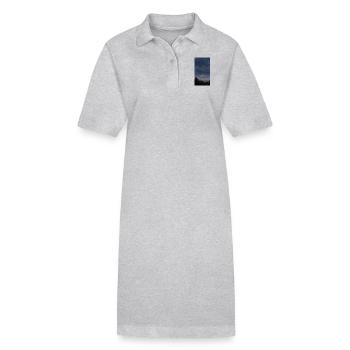 90E95C38 10D6 4B56 B98E 11BDECDDF03E - Stanley/Stella Frauen Bio-Polokleid PAIGER - Grau meliert - Vorne