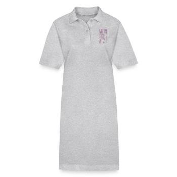 Mein Schatz - Stanley/Stella Frauen Bio-Polokleid PAIGER - Grau meliert - Vorne