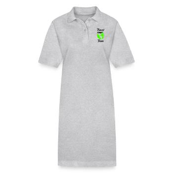 travel team - Stanley/Stella Frauen Bio-Polokleid PAIGER - Grau meliert - Vorne