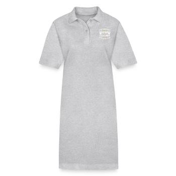 Super Tonton et un Cuisinier Cadeau Humour - Robe polo bio PAIGER Stanley/Stella Femme - gris chiné - Devant