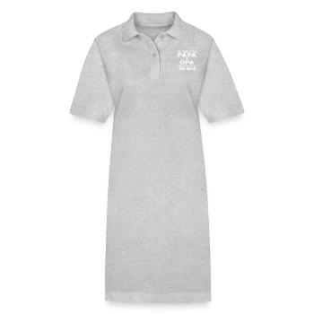 Opa Ich Habe Zwei Titel Und Bin Stolz - Stanley/Stella Frauen Bio-Polokleid PAIGER - Grau meliert - Vorne