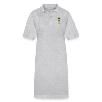 Insekt - Stanley/Stella Frauen Bio-Polokleid PAIGER - Grau meliert - Vorne