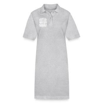 Massage Therapist Forever Title Massage Therapist - Stanley/Stella PAIGER Organic Women’s Polo Dress - heather grey - Front