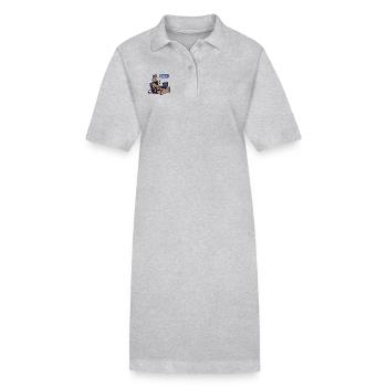 Büro Hengst - Stanley/Stella Frauen Bio-Polokleid PAIGER - Grau meliert - Vorne