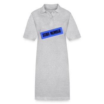 Staff Mitglied - Stanley/Stella Frauen Bio-Polokleid PAIGER - Grau meliert - Vorne