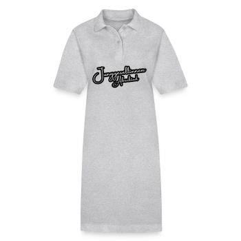 Junggesellinnen Abschied Herz - Stanley/Stella Frauen Bio-Polokleid PAIGER - Grau meliert - Vorne