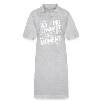 Turnen Turner Gymnastik - Stanley/Stella Frauen Bio-Polokleid PAIGER - Grau meliert - Vorne
