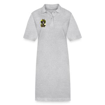 Âne Rock 'n' Roll - Robe polo bio PAIGER Stanley/Stella Femme - gris chiné - Devant