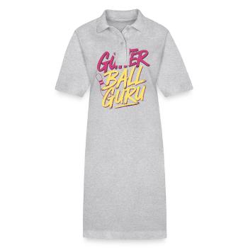 Gutter Ball Guru 13 - Stanley/Stella Frauen Bio-Polokleid PAIGER - Grau meliert - Vorne