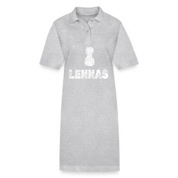 Bratsche Lennas - Stanley/Stella Frauen Bio-Polokleid PAIGER - Grau meliert - Vorne