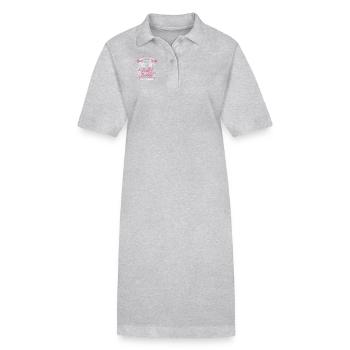 Ballet Buddy - Stanley/Stella PAIGER Organic Women’s Polo Dress - heather grey - Front