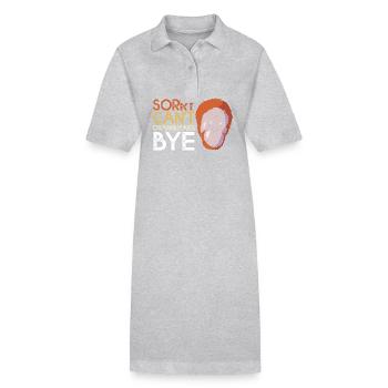 Orang Utan - Stanley/Stella Frauen Bio-Polokleid PAIGER - Grau meliert - Vorne