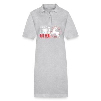 Jäger Jagen - Stanley/Stella Frauen Bio-Polokleid PAIGER - Grau meliert - Vorne