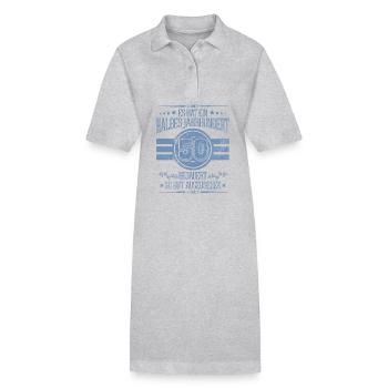 50e anniversaire Un demi-siècle Ça a l’air bien - Robe polo bio PAIGER Stanley/Stella Femme - gris chiné - Devant