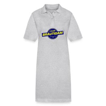 Équipe Marié Fête de mariage Mariage - Robe polo bio PAIGER Stanley/Stella Femme - gris chiné - Devant