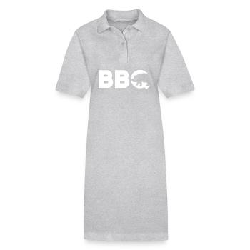 Barbecue - Robe polo bio PAIGER Stanley/Stella Femme - gris chiné - Devant