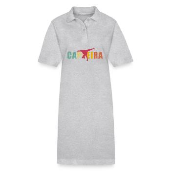 Capoeira - Stanley/Stella Frauen Bio-Polokleid PAIGER - Grau meliert - Vorne