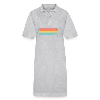 Joueurs de hockey sur gazon Hockey sur gazon - Robe polo bio PAIGER Stanley/Stella Femme - gris chiné - Devant