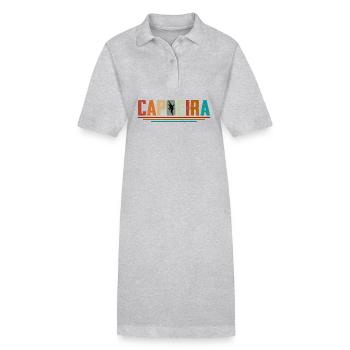 Capoeira - Robe polo bio PAIGER Stanley/Stella Femme - gris chiné - Devant