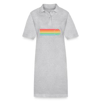 Basketballspieler Basketball - Stanley/Stella Frauen Bio-Polokleid PAIGER - Grau meliert - Vorne