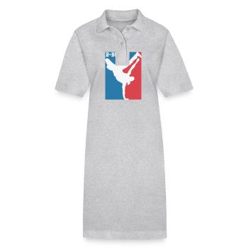 Breakdance B-Boy Hip-Hop und Funk - Stanley/Stella Frauen Bio-Polokleid PAIGER - Grau meliert - Vorne