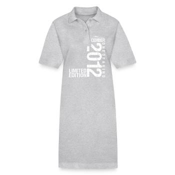 December 2012 December Anniversary December 2012 - Stanley/Stella PAIGER Organic Women’s Polo Dress - heather grey - Front
