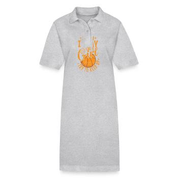 I Know I play like a Girl Basketball - Stanley/Stella Frauen Bio-Polokleid PAIGER - Grau meliert - Vorne