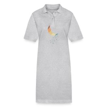Halbmond Astronomie Krater - Stanley/Stella Frauen Bio-Polokleid PAIGER - Grau meliert - Vorne