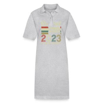 Millésime 2023 – Un millésime du siècle ! - Robe polo bio PAIGER Stanley/Stella Femme - gris chiné - Devant