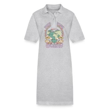 Exploring The World Earth Day - Stanley/Stella Frauen Bio-Polokleid PAIGER - Grau meliert - Vorne