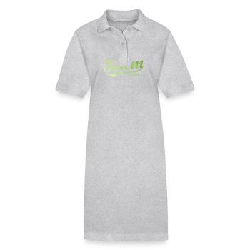 Salem Stadt im Bundesstaat Oregon - Stanley/Stella Frauen Bio-Polokleid PAIGER - Grau meliert - Vorne