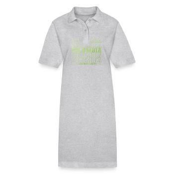 Columbia, une ville de l’État de Caroline du Sud, aux États-Unis. - Robe polo bio PAIGER Stanley/Stella Femme - gris chiné - Devant
