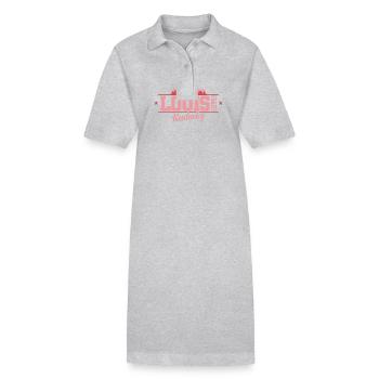 Louisville Stadt im Bundesstaat Kentucky - Stanley/Stella Frauen Bio-Polokleid PAIGER - Grau meliert - Vorne