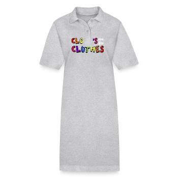 LGBTQ - Schränke Sind Für Kleidung Da - Stanley/Stella Frauen Bio-Polokleid PAIGER - Grau meliert - Vorne