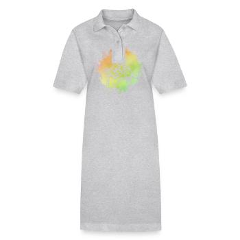 Ringen - Stanley/Stella Frauen Bio-Polokleid PAIGER - Grau meliert - Vorne