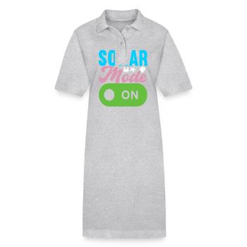 Marine Biology Marine Biologist - Stanley/Stella PAIGER Organic Women’s Polo Dress - heather grey - Front