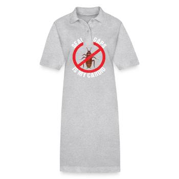 Exterminateur de lutte antiparasitaire - Robe polo bio PAIGER Stanley/Stella Femme - gris chiné - Devant